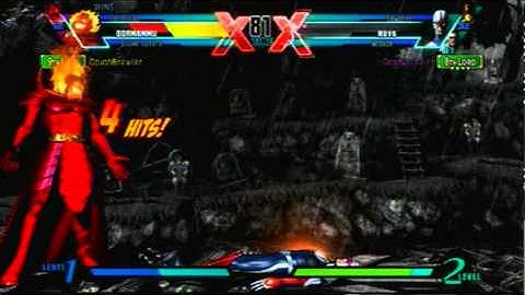 Ultimate MvC3 (PS3) Ranked Match: LOL - Firebrand, I love you.