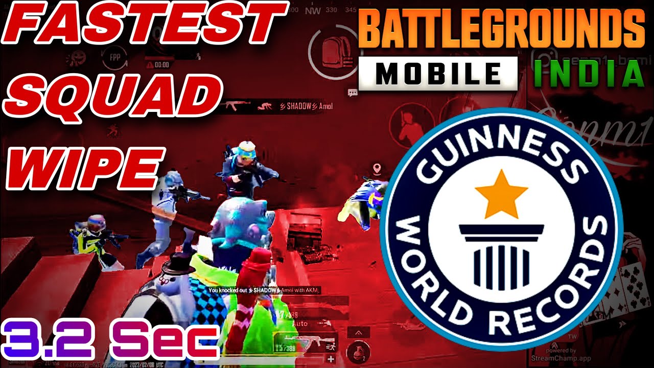 Fastest Squad Wipe In BGMI ? 😱| 3.2 Seconds | World Record | Till Date ...