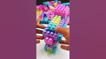 ASMR building a locomotive train #buildingblocks #legotrain  #lego