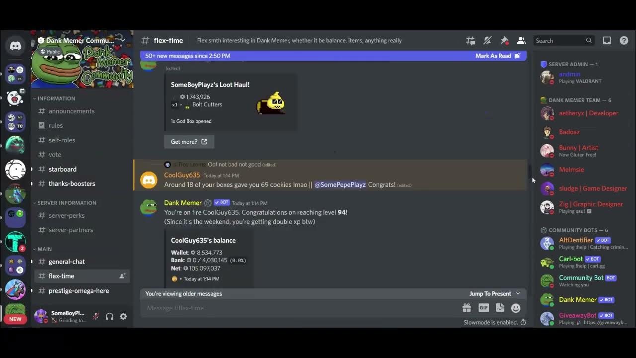 I GOT BOLT CUTTERS Dank Memer Flex (2) YouTube