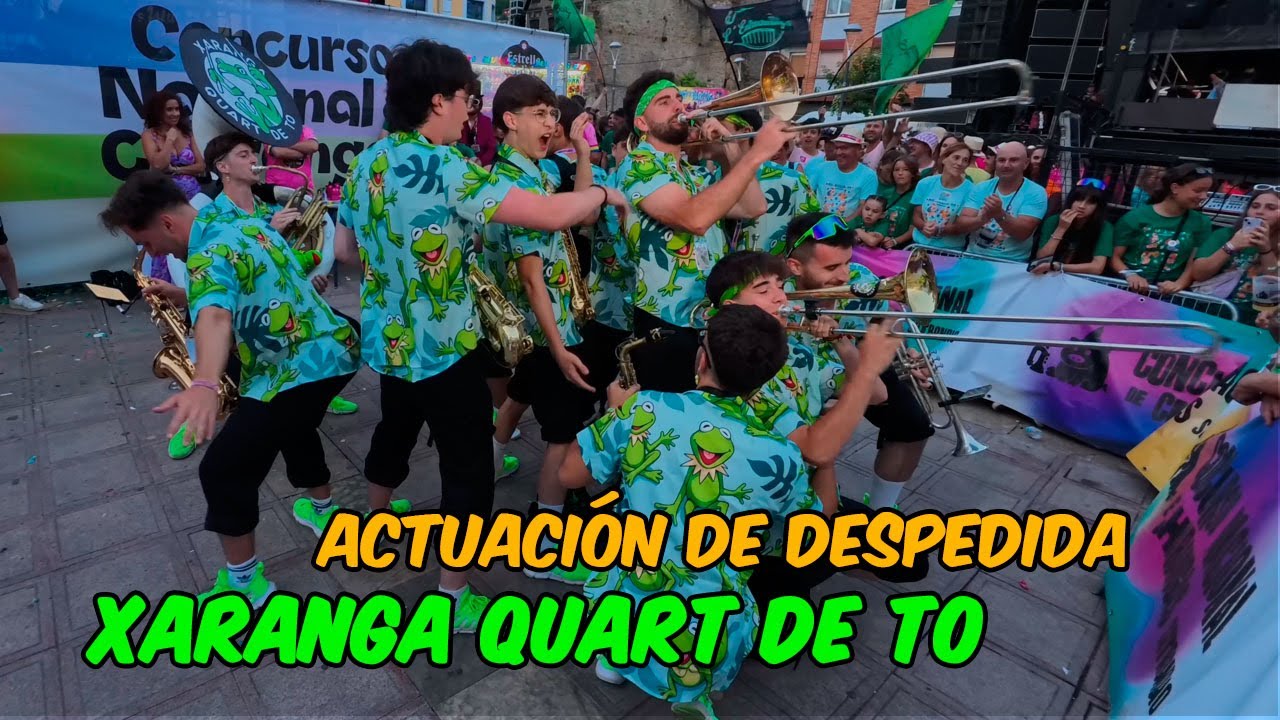 XARANGA QUART DE TO - 🥇 Actuación de despedida 🏆- #SOTRONDIO2025