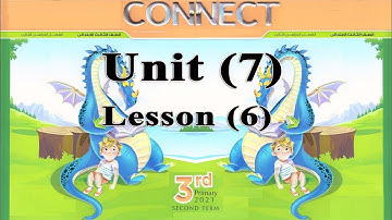 5- كونكت ثالثه ابتدائى ترم ثان Connect G 3 Unit 7 Where are you from Lesson 6