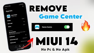 Remove Game Center in Miui 14 ✅ Remove Bloatware Without Root In Miui 14 - Remove From Home screen 😱 screenshot 3