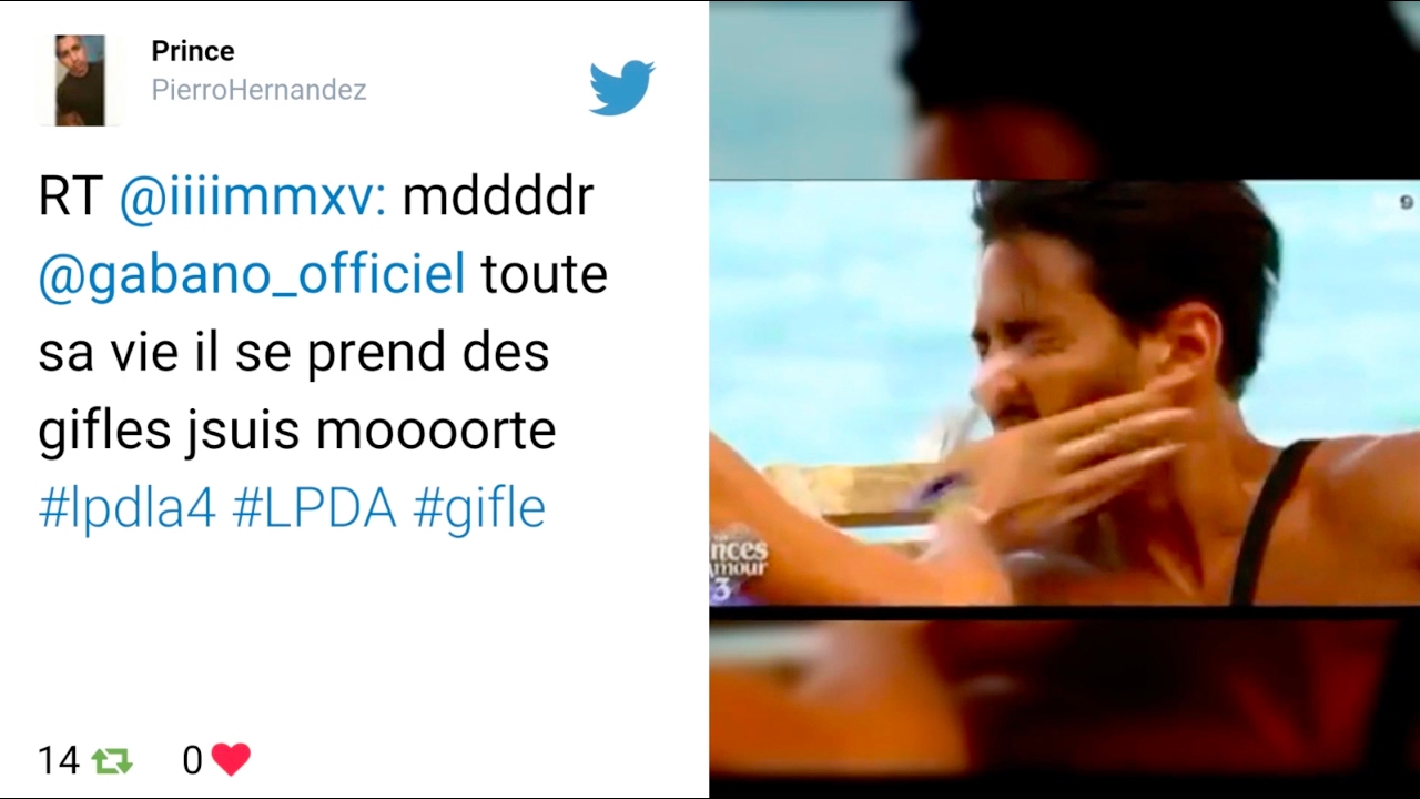 LPDLA4 : Les internautes se moquent de la gifle de Gabano