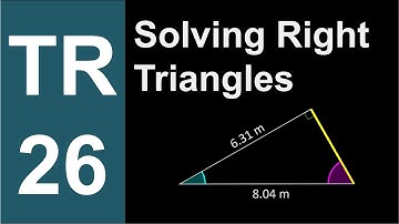 TR-26: Solving Right Triangles (Trigonometry series by Dennis F. Davis)