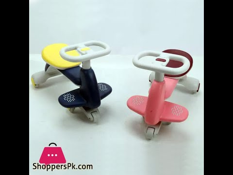 QiTong New Childrens Twist Car Baby Swing Kids Car Child Toy