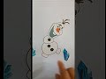 Olaf Frozen #art #frozen #olaf #stickers #Paperdyp #etiquetado #shortfeed #shortvideo #short #fyp
