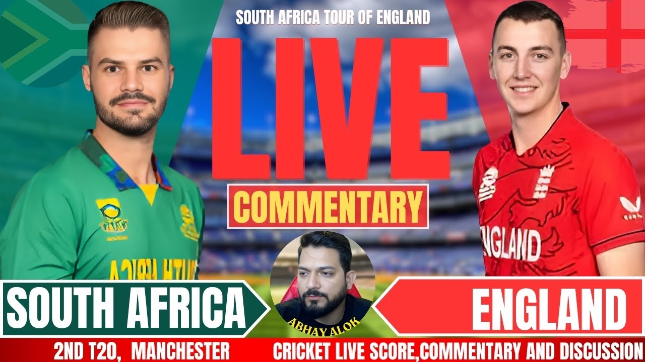 England vs South Africa | 2nd T20 Match | Live Cricket Score & Commentary