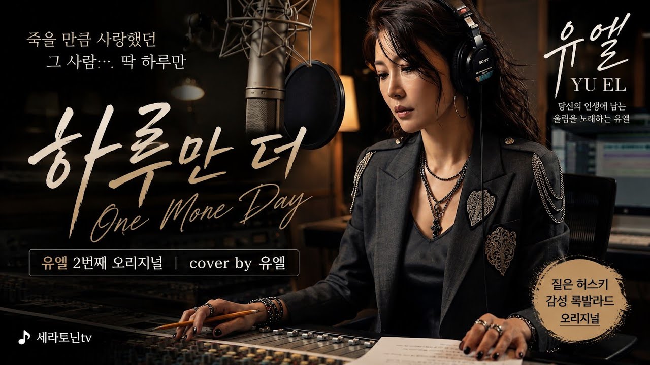 🎵 하루만 더｜죽을 만큼 사랑했던 그 사람… 딱 하루만 | cover by 유엘 (유엘2번째 허스키 록오리지널곡)#유엘 #하루만더 #세라토닌tv #허스키보컬 #감성록발라드