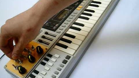 RC CIRCUIT BENT CASIO PT-50 SYNTH KEYBOARD