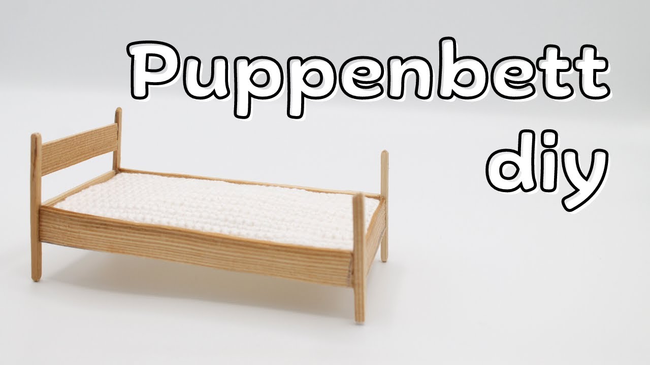 Puppenbett diy | Puppenmöbel