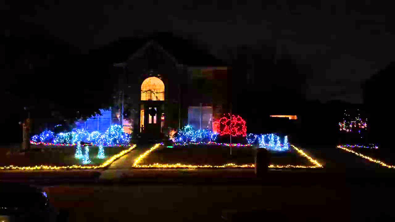 Jones Christmas Lights 2015 Swingin Home for Christmas YouTube