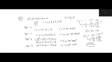 Algebra2 Rational Root Theorem (4.4-4.5)