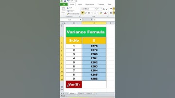 VAR Function in Excel | Calculate Variance Easily