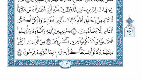 الربع الثالث من الحزب ٤١ من القرآن الكريم - الشيخ ياسر سلامة حدر