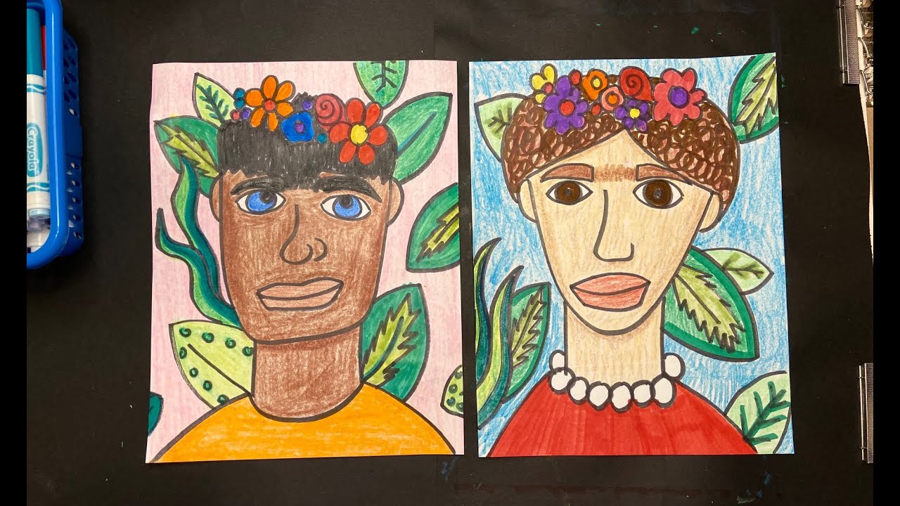 Frida Kahlo Portraits Lesson Plan