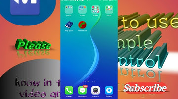 How to use simple control app.