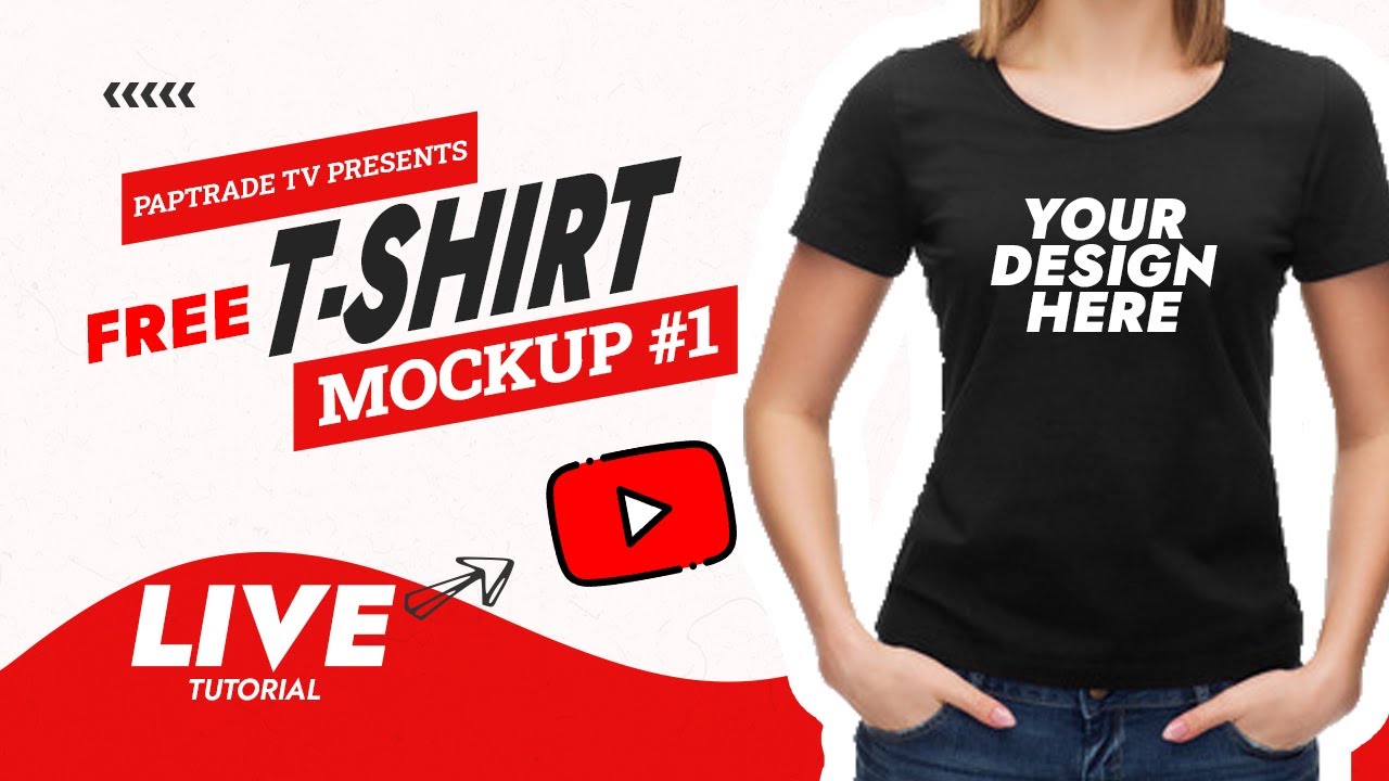 T-shirt Mockup FREE DOWNLOAD mga Ka-Printing!! - YouTube
