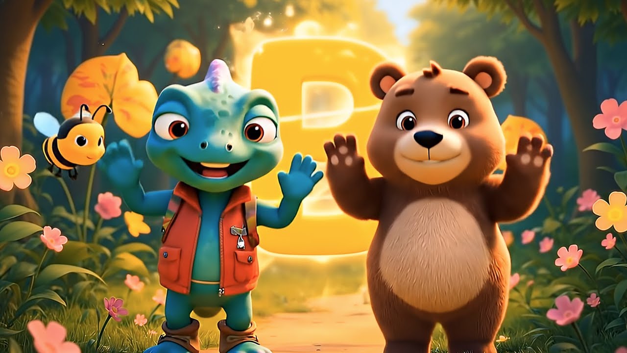 B Is for Bear | Alphabet Animals Song | Learning Safari