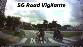 19Oct2020 1408Hrs Sengkang East Road Camcar Share Video Thinking That Heshe Have The Right Of Way