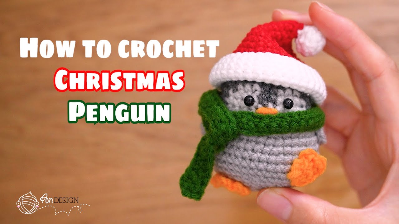 🎄Penguin with Christmas costume crochet | 圣诞企鹅钩针编织