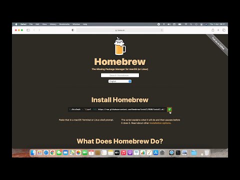 How to install Homebrew on M1 macs