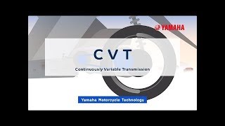 CVT（Vベルト自動無段変速機構）【Yamaha Motorcycle Technology】　ヤマハ発動機
