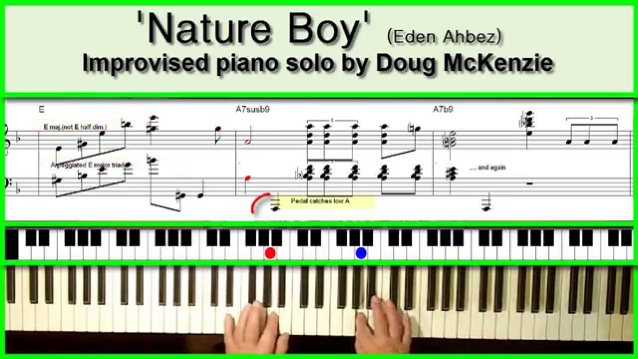 Nature Boy' - jazz piano tutorial - YouTube