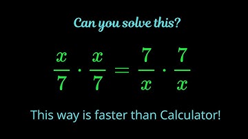 Germany| Math Olympiad | A Nice Algebra Problem | Find value of x