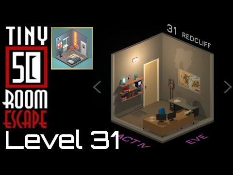 50 tiny room escape level 31 walkthrough ( Redcliff ) - YouTube