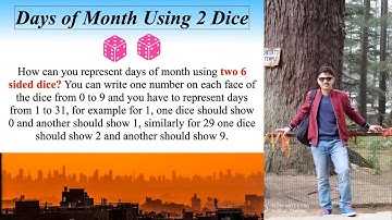Days of month using 2 dice🎲🎲
