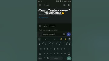 How to Create Spoiler message 🎁 in Discord Mobile #roduz #discord #tutorial #how #howto #spoiler