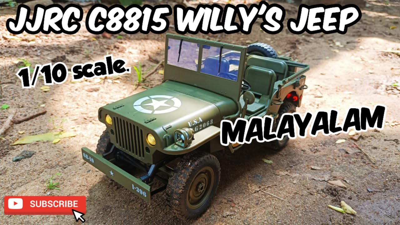 JJRC  1/10 scale Willys Jeep - Malayalam