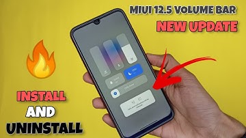 New Update Volume Bar MIUI 12.5 | Install Any Redmi & Poco Smartphone Device | New Ui 🔥🔥