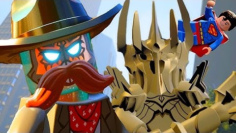 LEGO Dimensions Sauron in Metropolis & Back to the Future III Story Levels Walkthough