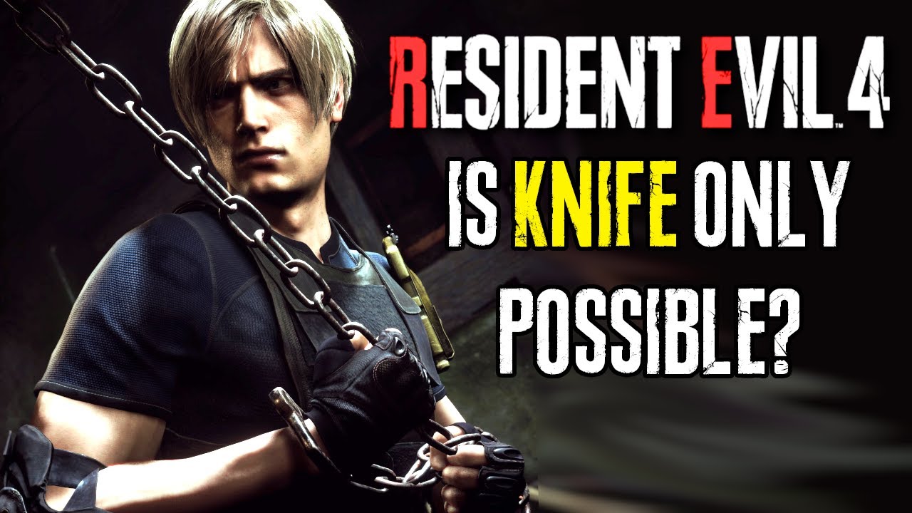 THE BEST KNIFE IN RESIDENT EVIL 4 REMAKE (KNIFE ONLY RUN)