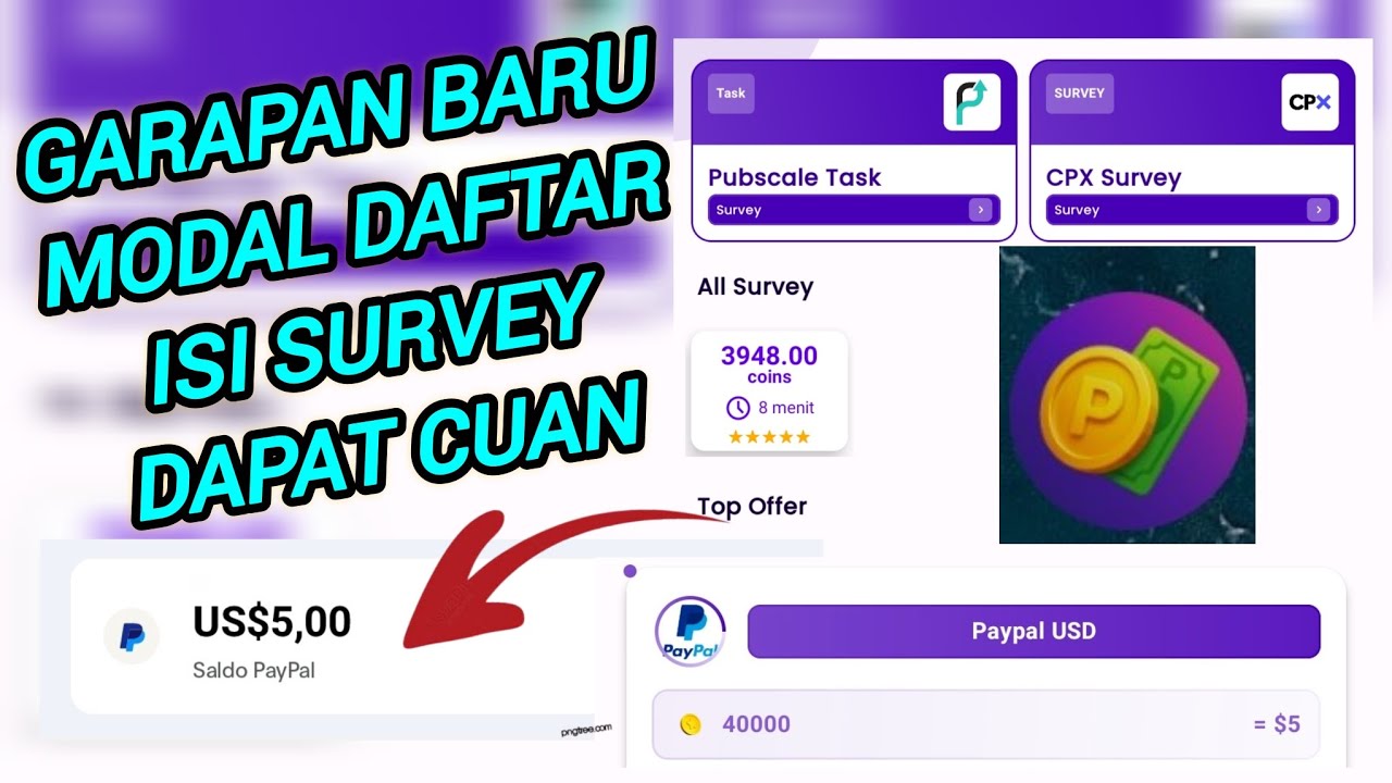 APLIKASI PENGHASIL UANG PROFINA TERBUKTI BAYAR - APLIKASI PENGHASIL SALDO PAYPAL