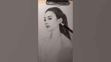 How to draw from mobile | Mobile se tilted face kaise draw karein|How to draw an eye/eyes easy step