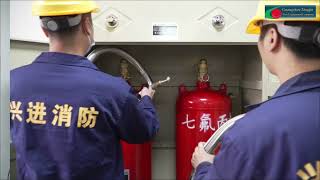 Gas FM200 Cabinet System Extinguisher Double Cabinet Automatic