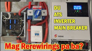 Paano e connect ang inverter to main utility DU - Ats - main breaker|Need pa bang mag rewirings?