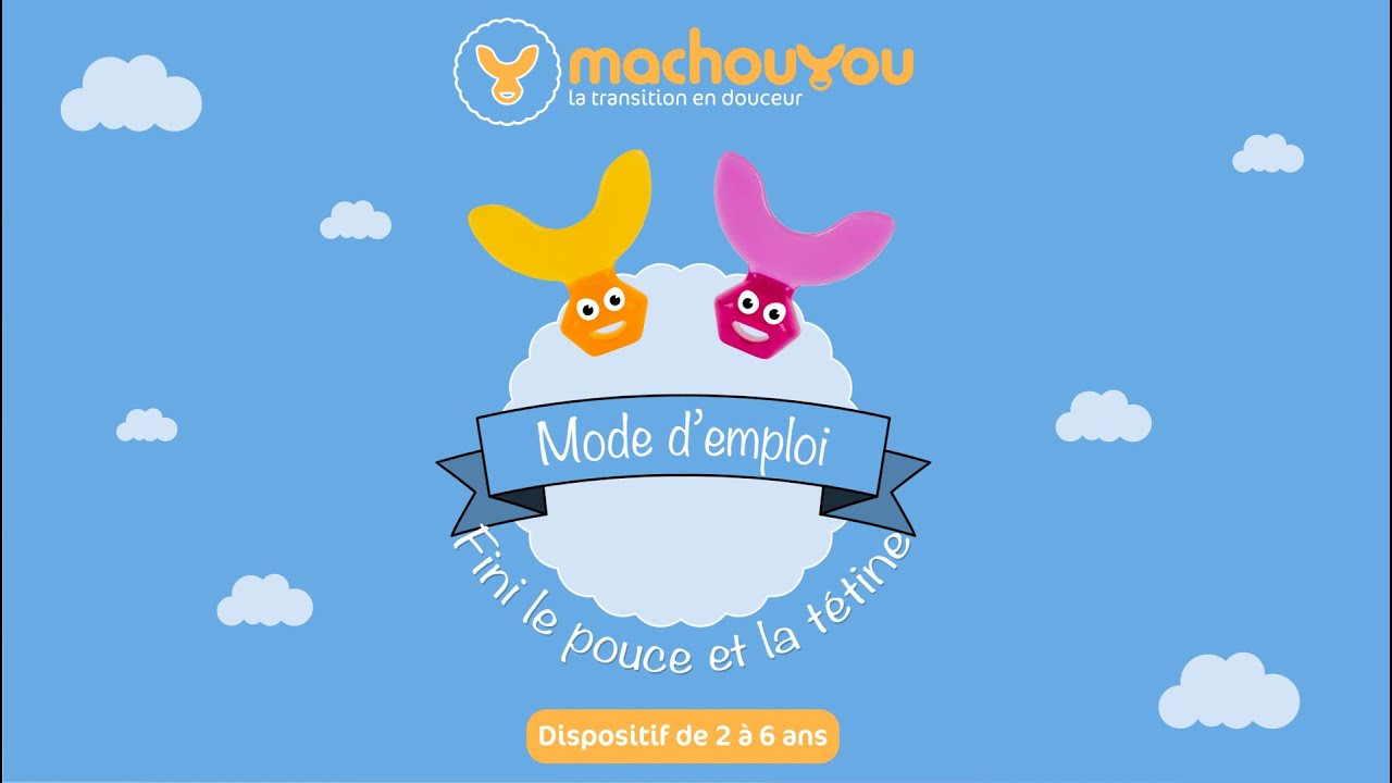 Machouyou : remplacer la tétine et le pouce de bébé