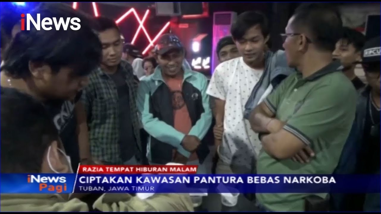BNN Razia Tempat Hiburan Malam di Tuban, Pengunjung & Karyawan Dites Urine - iNews Pagi 15/10 newspaper