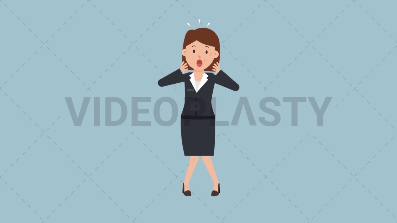 Woman Being Surprised Animation [MOV & GIF] - YouTube