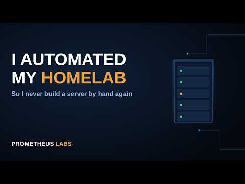 I Automated My Homelab