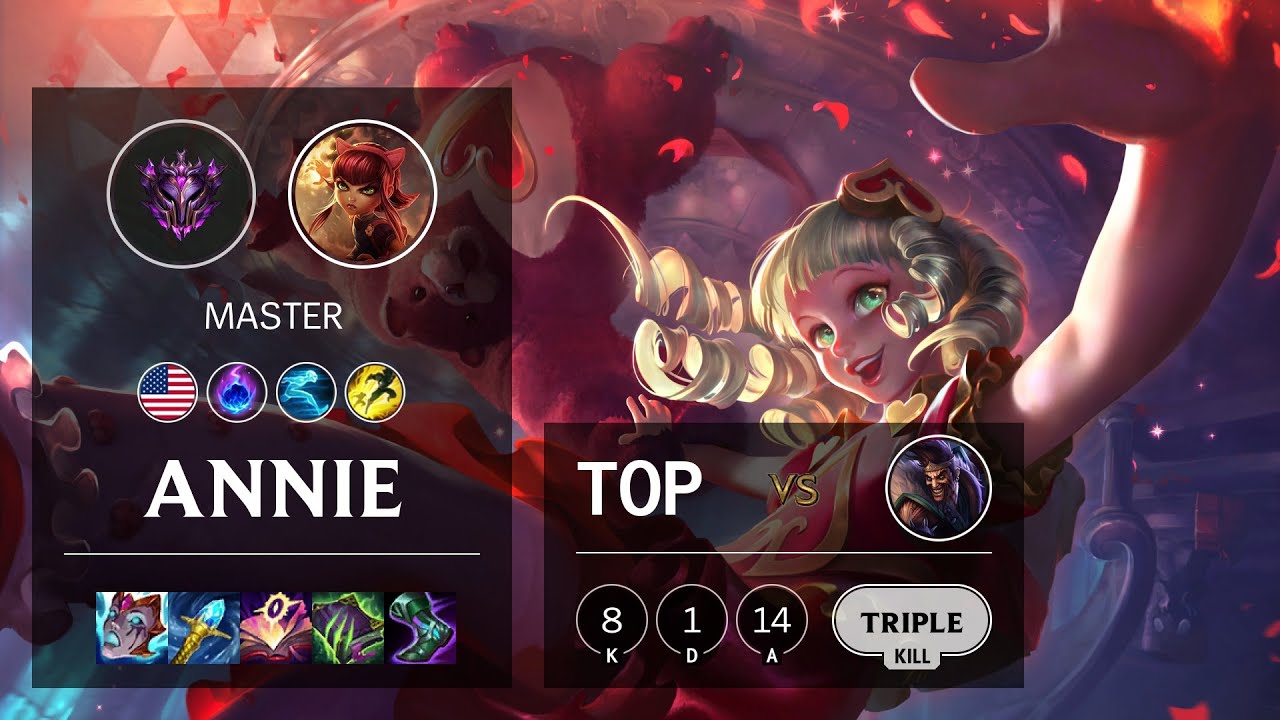 Annie Top vs Draven - NA Master Patch 11.24b