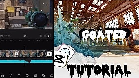 Goated|Tiktok trend|Codm|Tutorial On capcut easy|Mcraynier yt