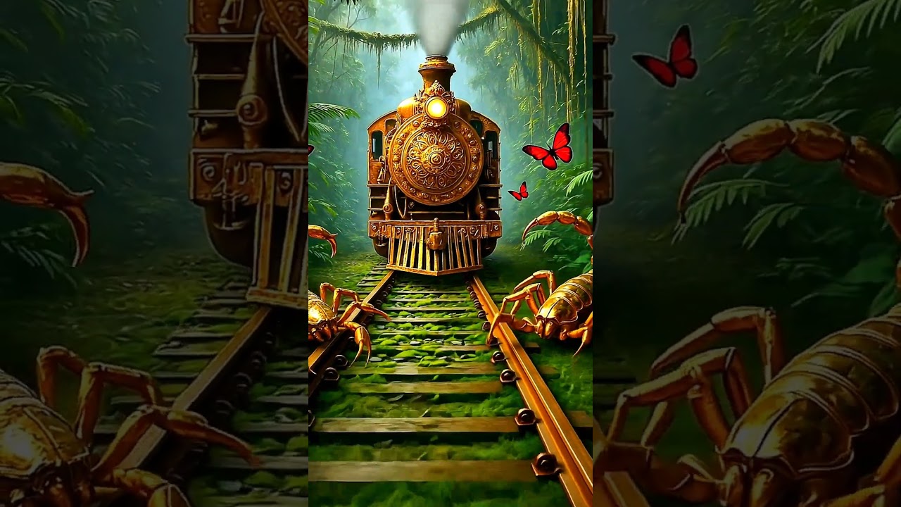 Abandoned Golden Train Journey | Nature Discovery 