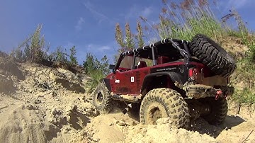Rc Jeep Wrangler - slow motion video