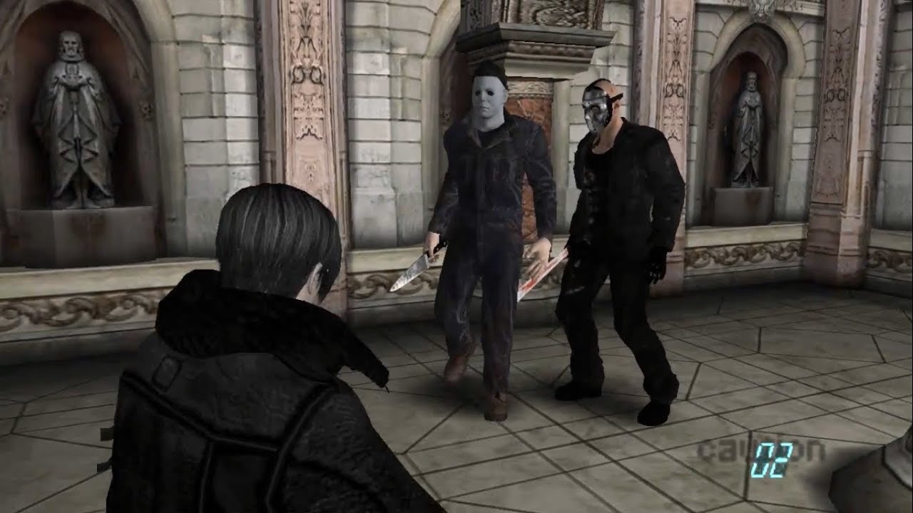 RE4 mod Michael Myers e Jason Voorhees