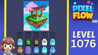 ピクセル Pixel Flow Level 1076 Solution Walkthrough - YouTube